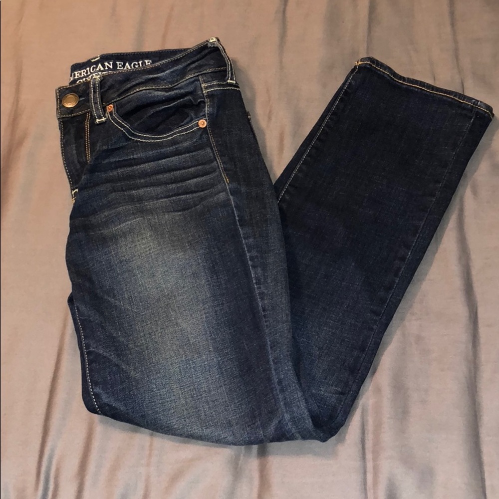 American Eagle straight super stretch jeans